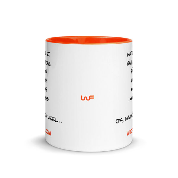 "Ma tean" Orange Mug - Image 3