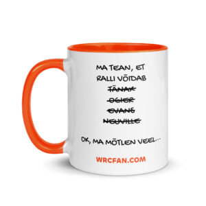 "Ma tean" Orange Mug