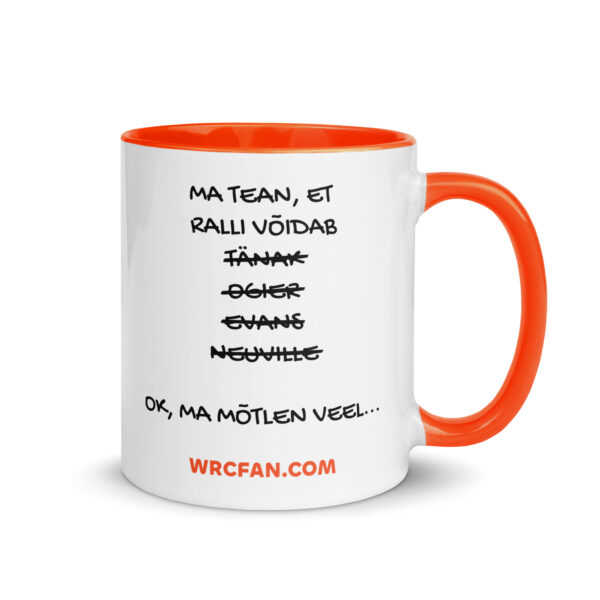 "Ma tean" Orange Mug - Image 2